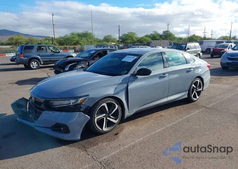 2022 Honda Accord Sport from USA, damaged, VIN 1HGCV1F37NA062262